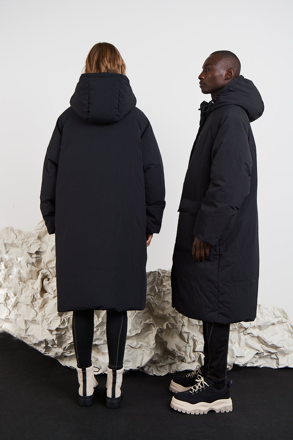 Lab re down coat