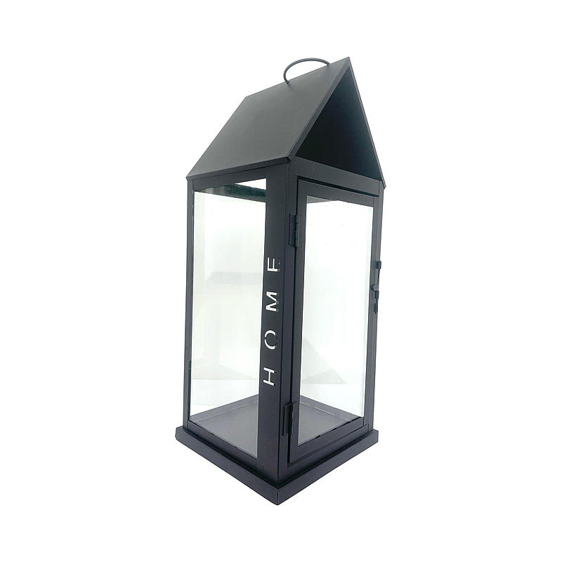 Home Lykt 15x37 cm metall sort, Home
