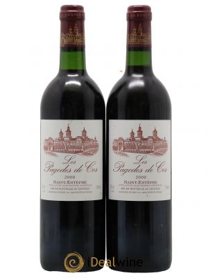 Les Pagodes de Cos Second Vin  2000 - Lot de 2 Bouteilles