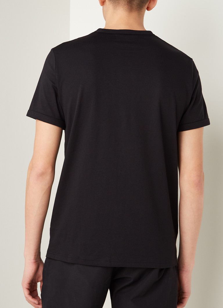 Fred Perry Ringer T-krekls ar apaļu kakla izgriezumu