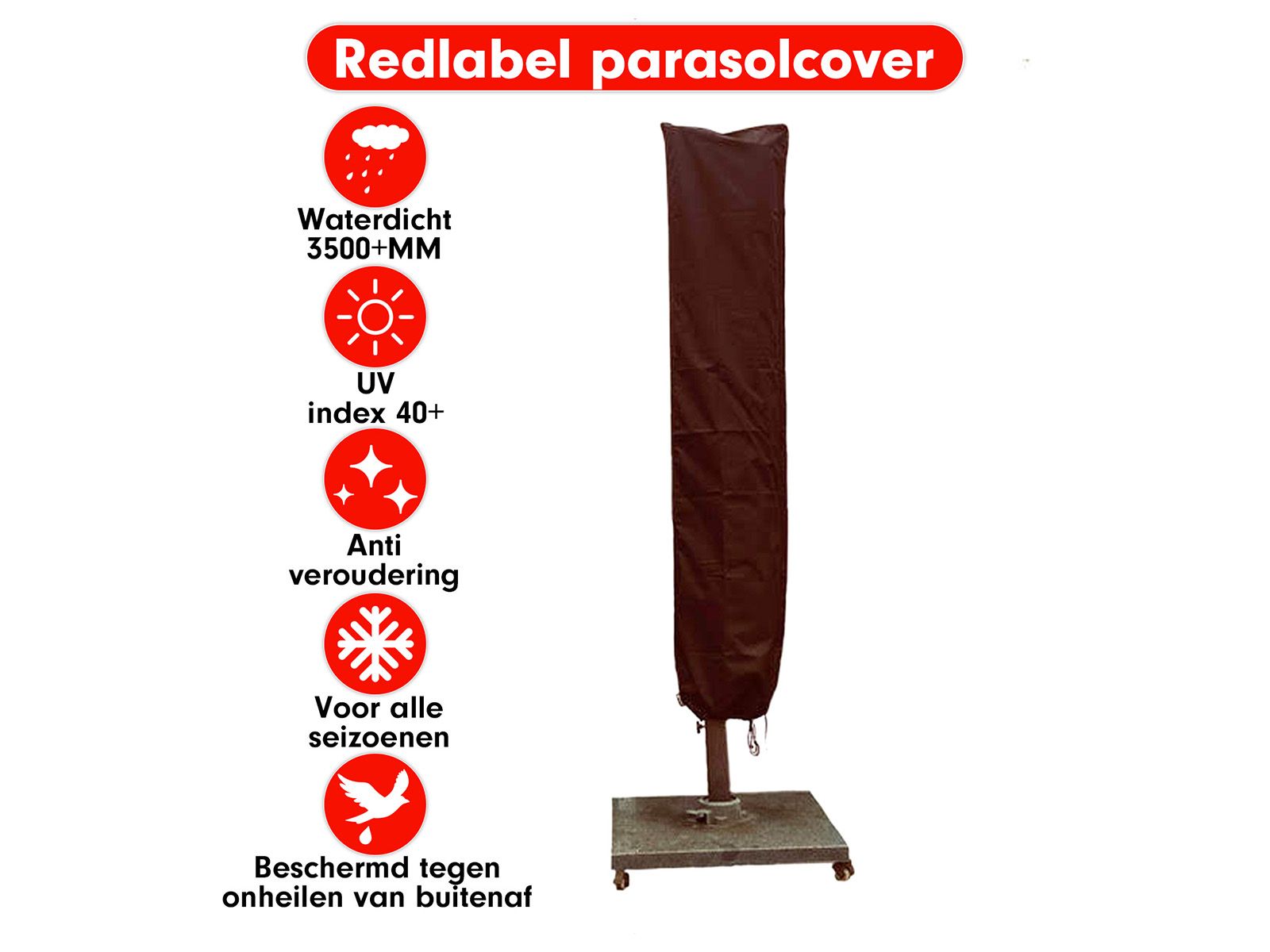 CUHOC Red Label 175x28x50 Sonnenschirm Schutzhülle