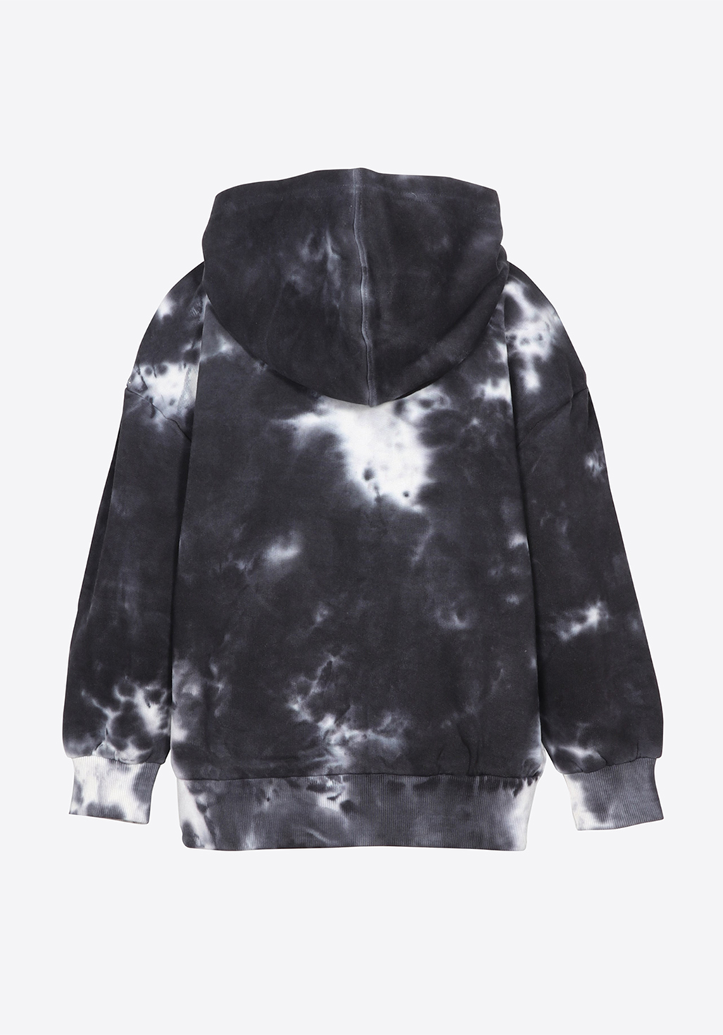 EJALO  Sweat bleu marine et blanc tie and dye garçon
