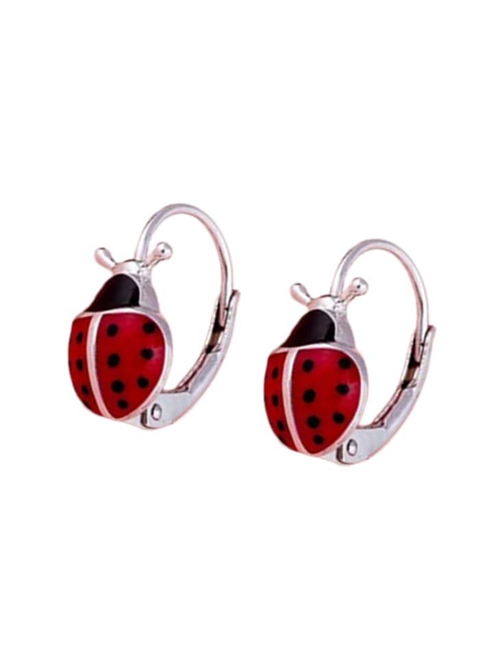 schmuck23 Silber-Ohrringe Marienkäfer 1,0 cm x 1,0 cm günstig kaufen onesize