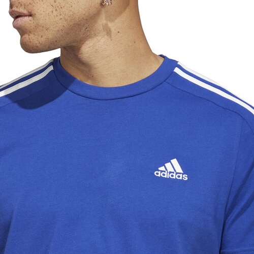 HERREN SHIRT ESSENTIALS SINGLE JERSEY 3-STREIFEN