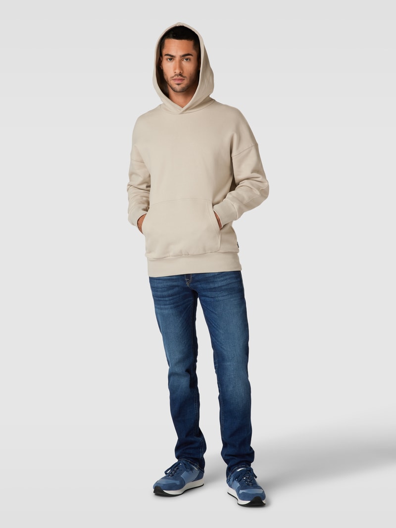 Regular Fit Jeans mit Knopfverschluss Modell 'CLARK' in jeans