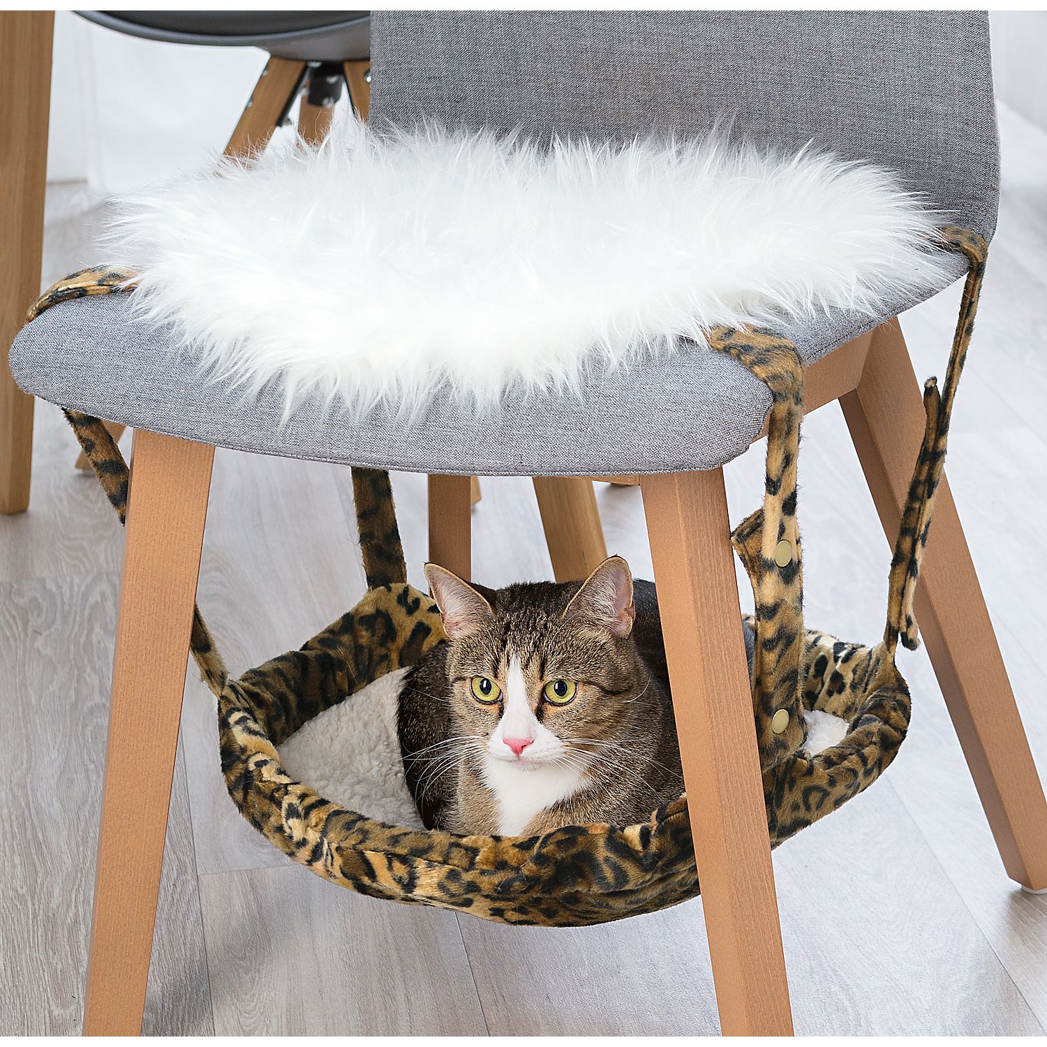 Fellimitat Leopard, braun