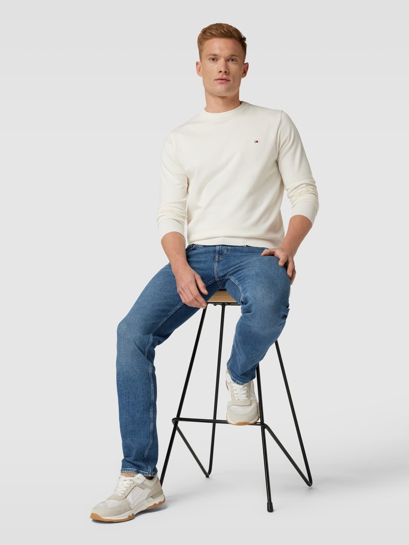 Straight Fit Jeans im 5-Pocket-Design Modell 'DENTON' in blau