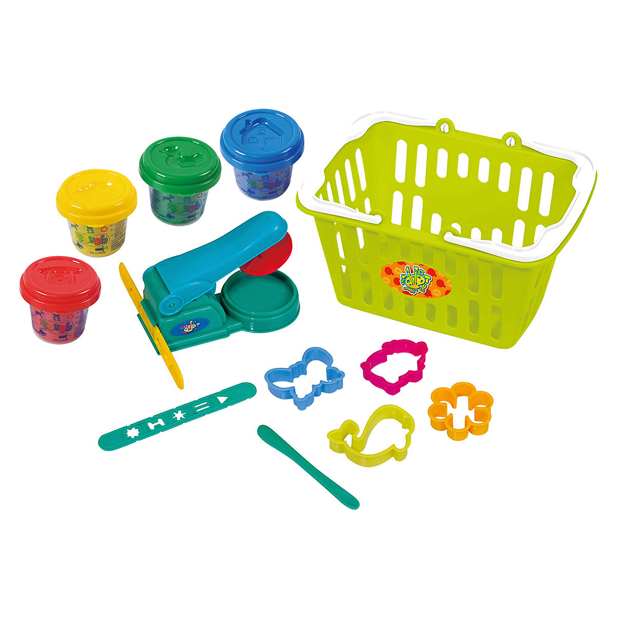 Dough Playset in Basket
