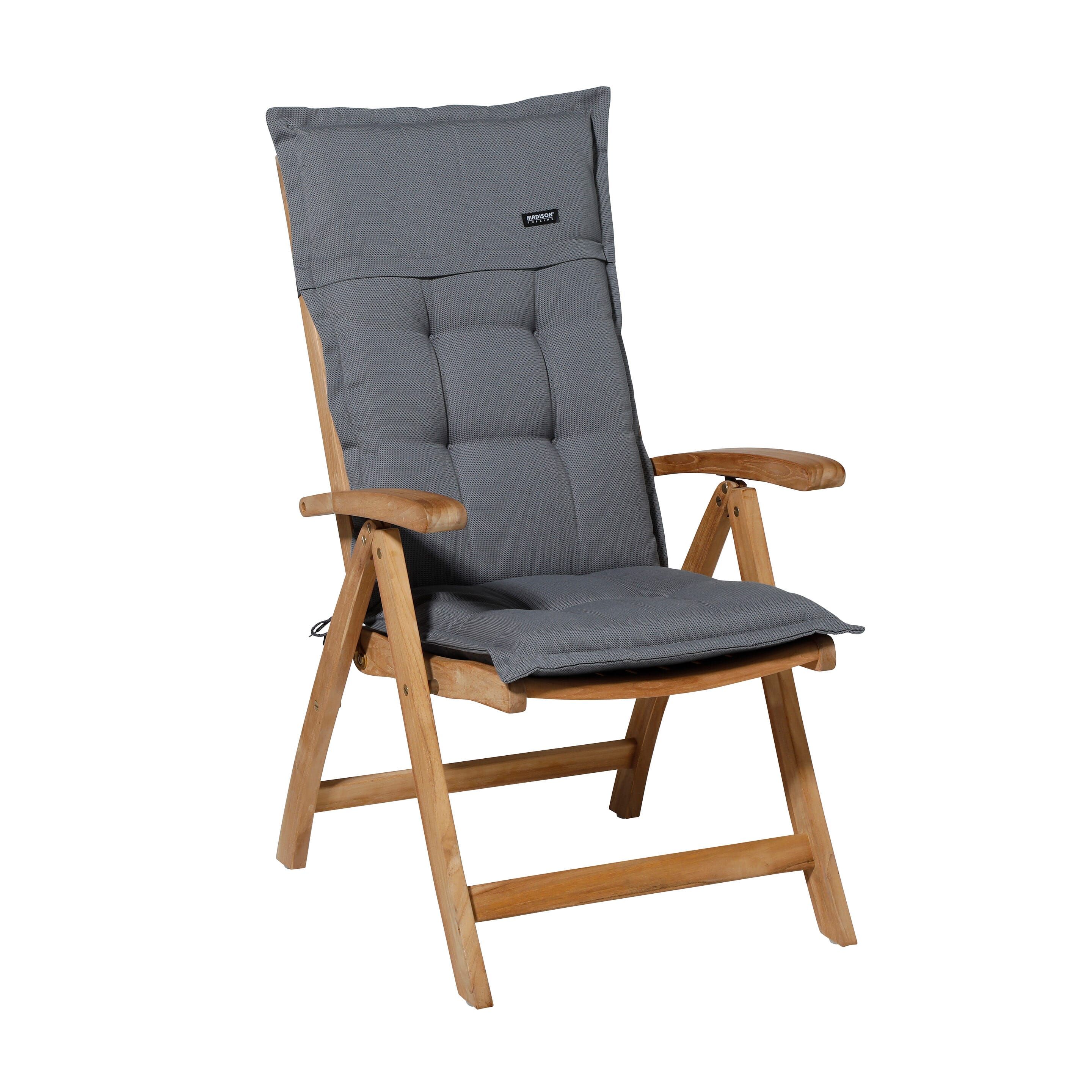 Madison Rib Grey 105x50 Kissen für niedrige Rückenlehne