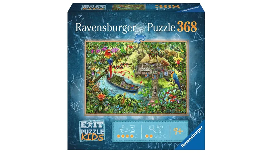 Ravensburger Puzzle - EXIT Puzzle Kids Die Dschungelexpedition, 368 Teile