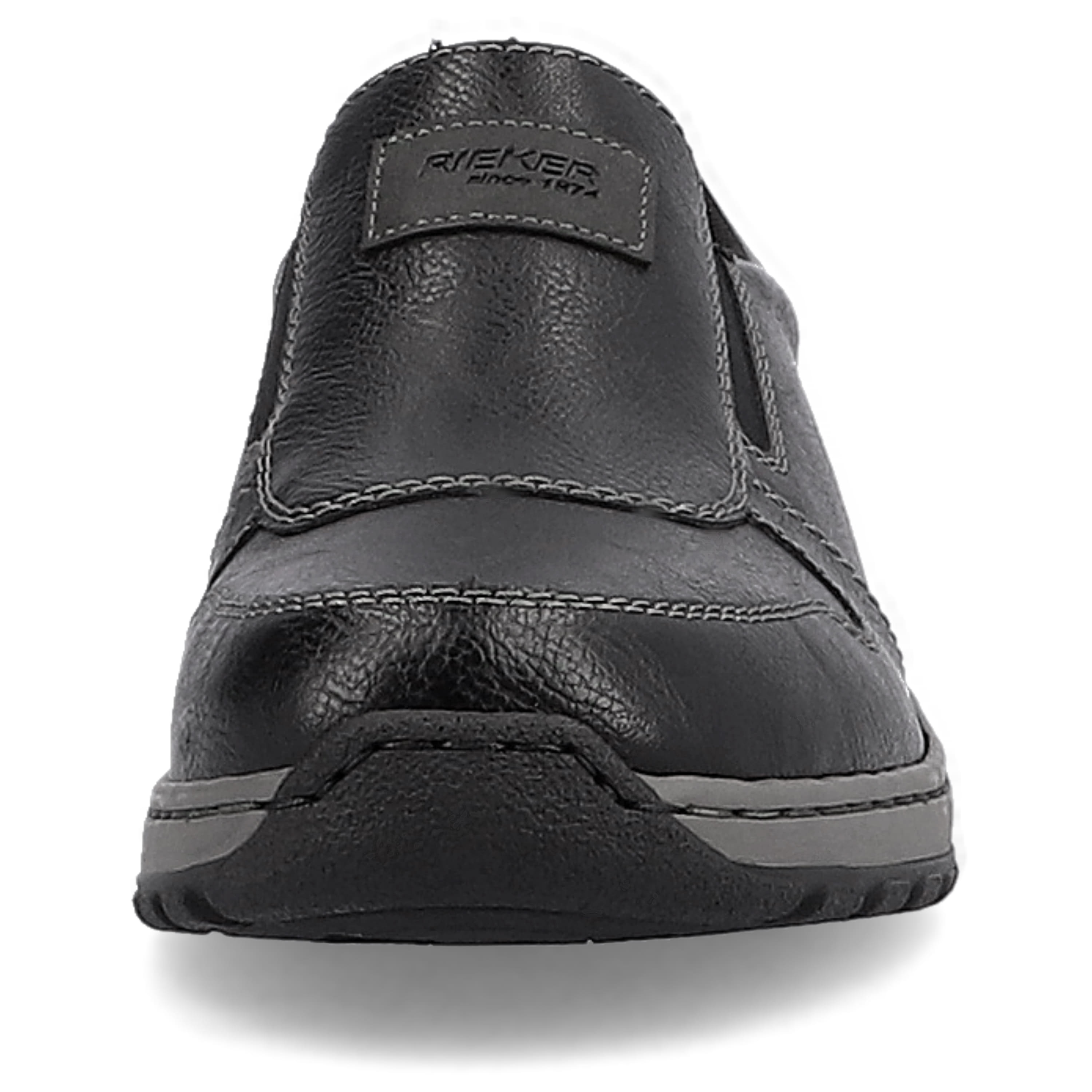 Rieker Herren Slipper graphitschwarz