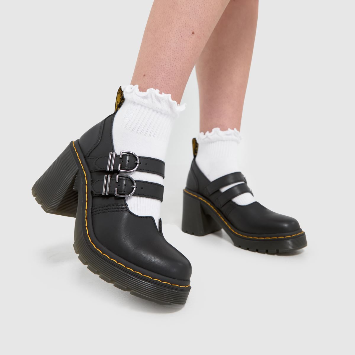 Dr Martens – Eviee – Svarta höga klackar