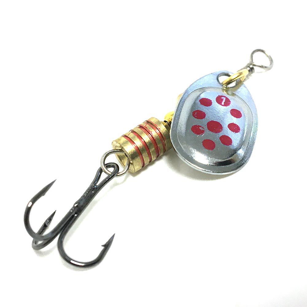 Cuillère Tournante Bzone Runner Spin Red Silver