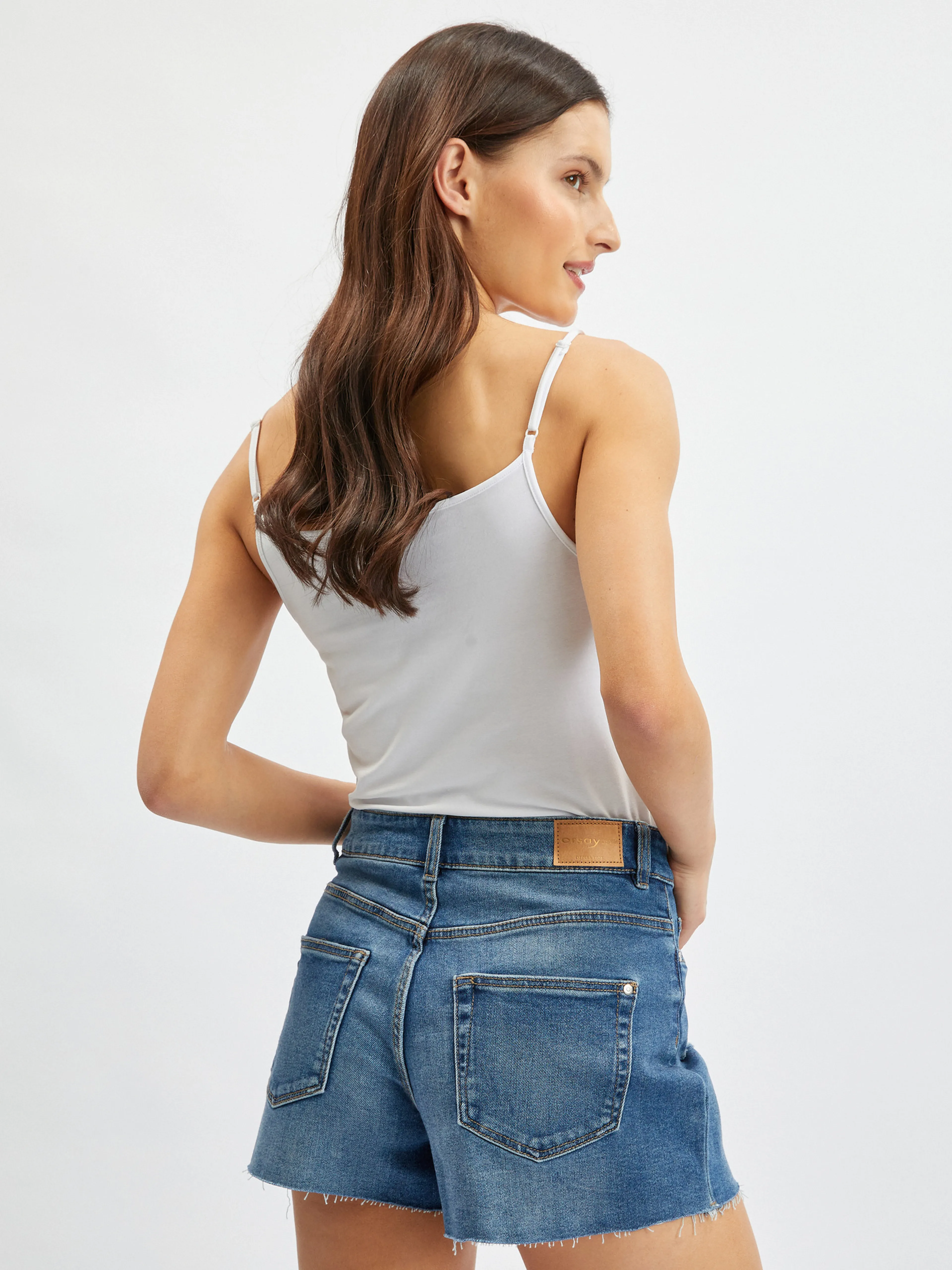 Blaue Damen-Denim-Shorts ORSAY