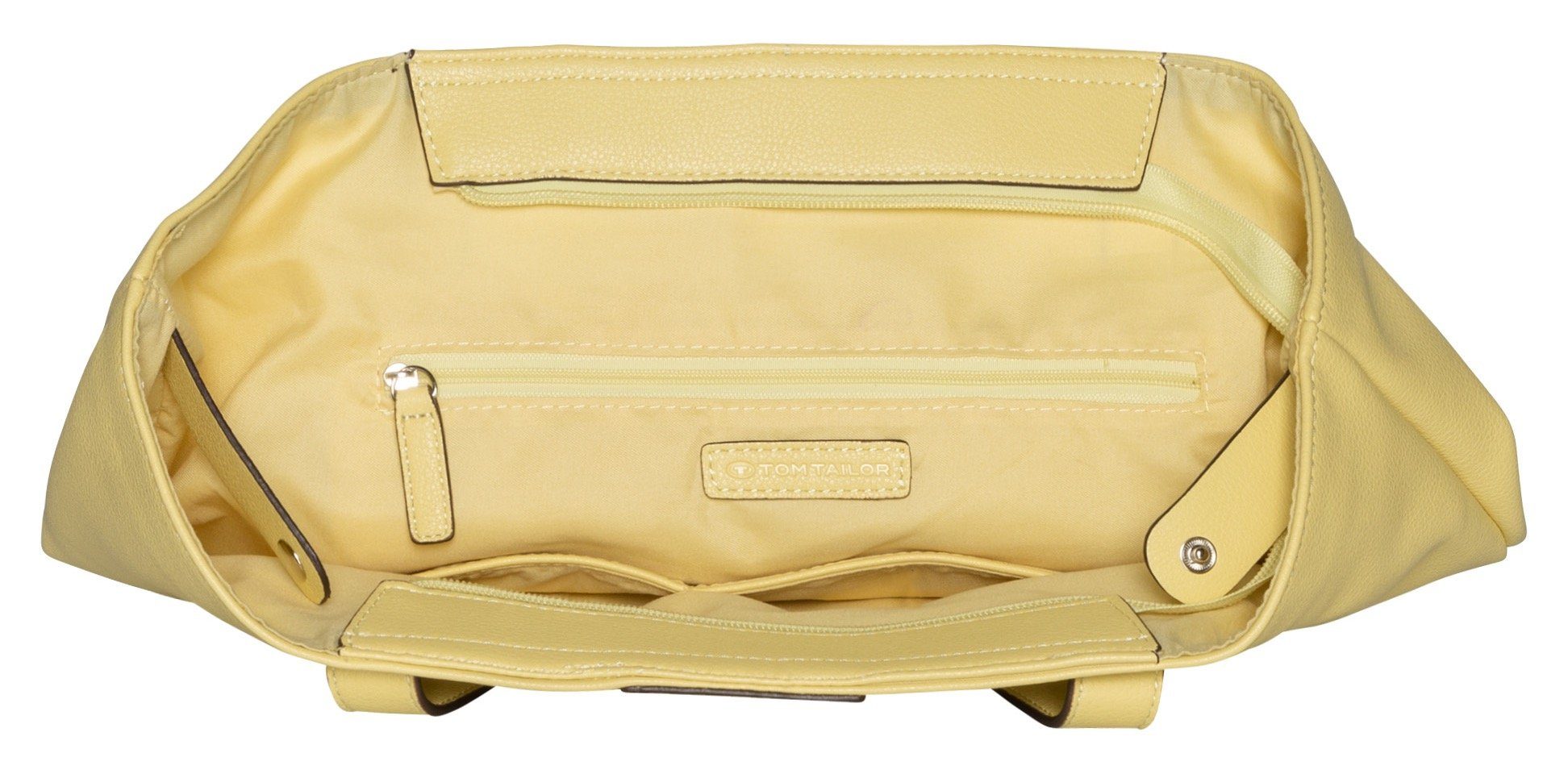 TOM TAILOR Shopper Miri Zip Zip shopper L, in dezentem Stil