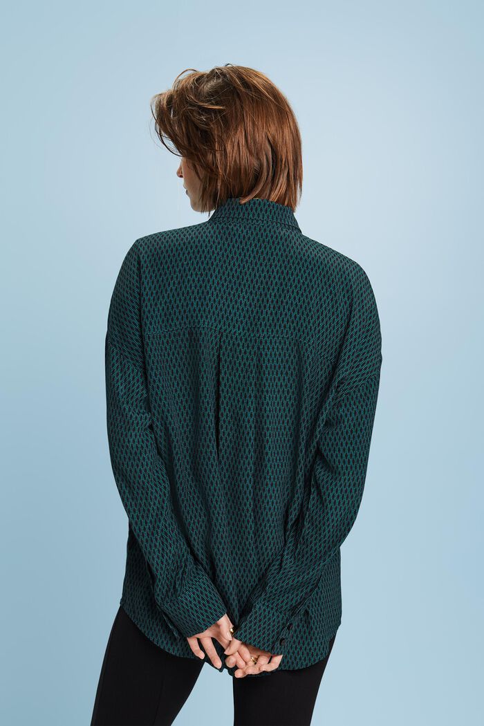 Button-Down-Hemd mit Print