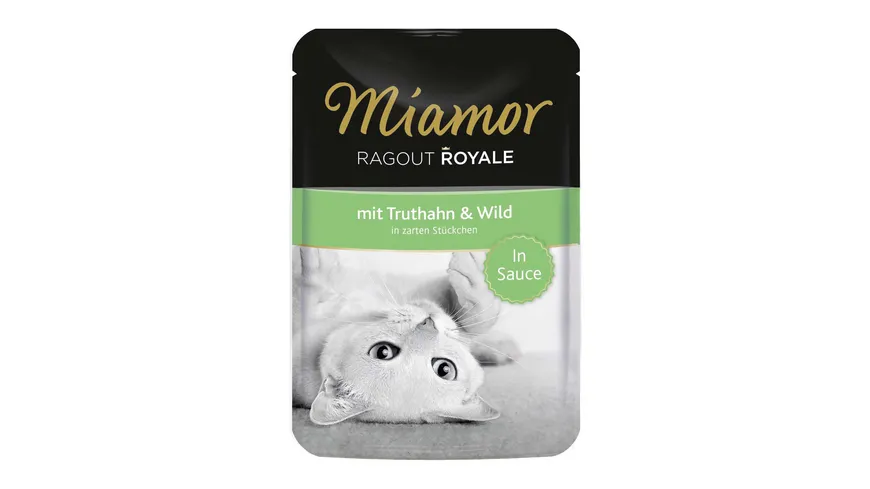 Miamor Katzennassfutter Ragout Royale in Sauce Truthahn & Wild 100 g