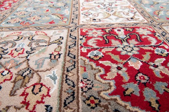 Orientteppich Benares Bachtiari, THEKO, rechteckig, Höhe: 12 mm, reine Wolle, handgeknüpft, mit Fransen
