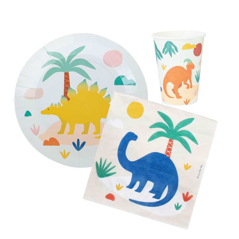 Lot vaisselle - Dinosaure My little day