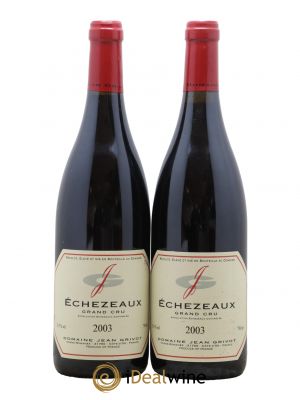 Echezeaux Grand Cru Jean Grivot  2003 - Lot de 2 Bouteilles