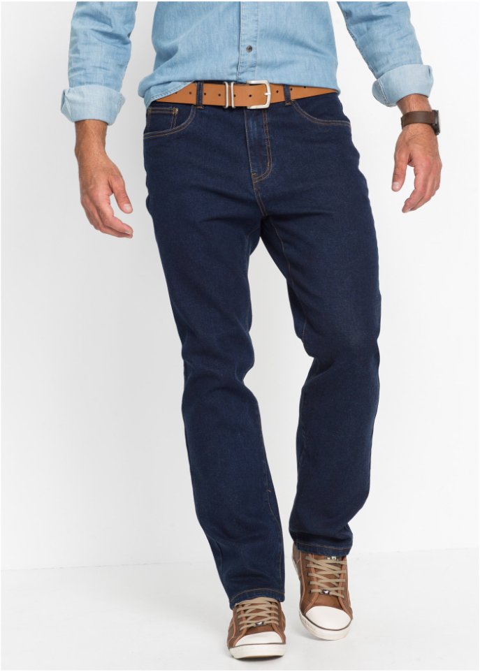 Classic Fit Stretch-Jeans, Straight