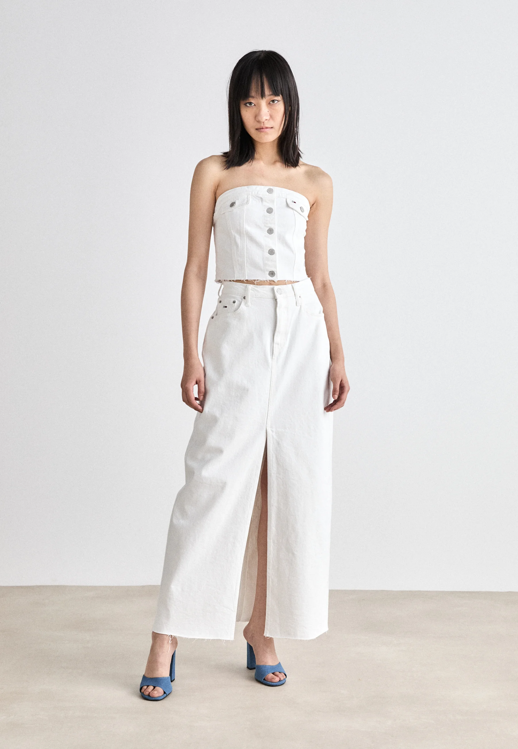 Tommy Jeans CLAIRE SKIRT - Falda vaquera