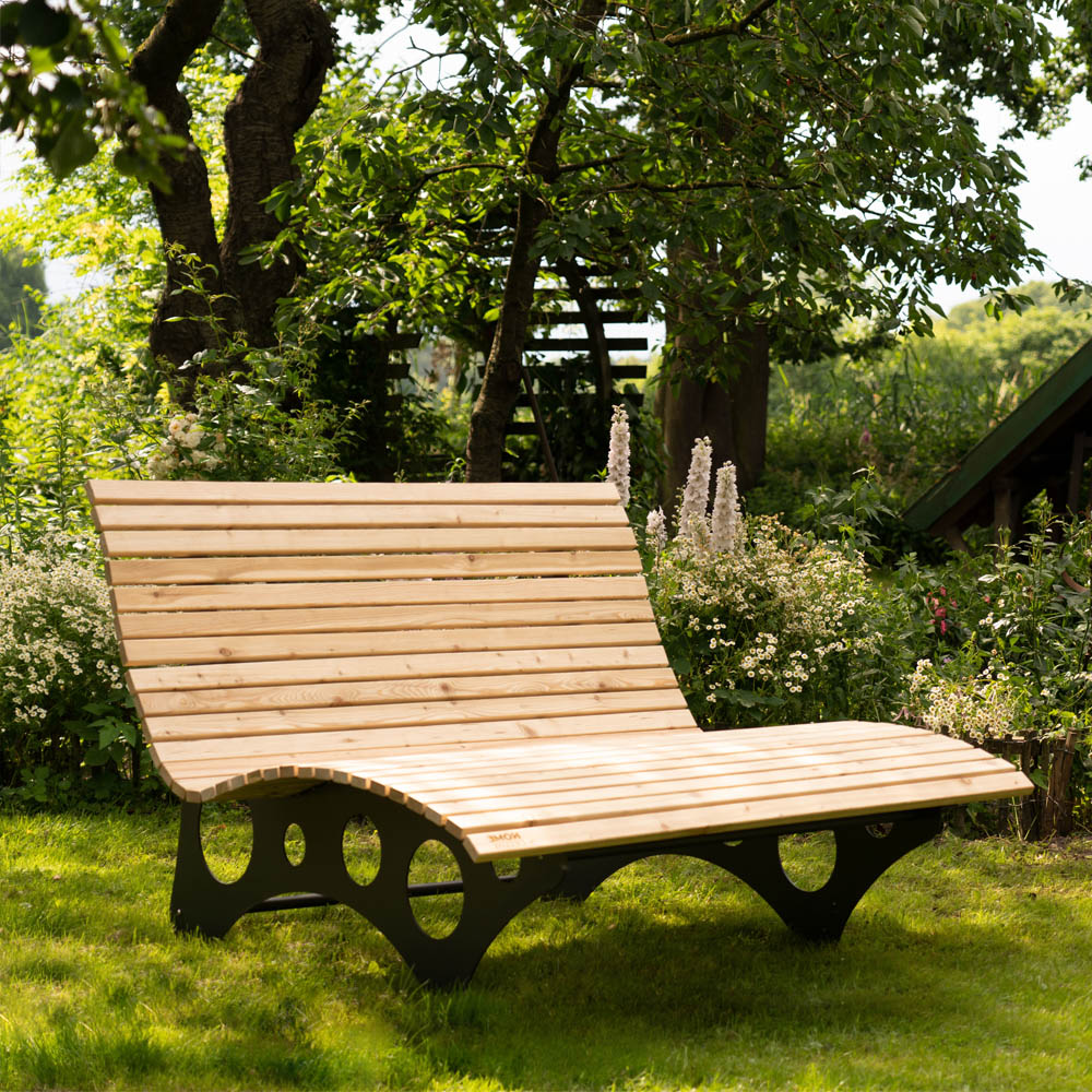 Home Deluxe Wellenholzliege / Waldsofa TAIGA - Made in Germany