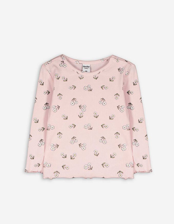 Langarmshirt - Feinripp