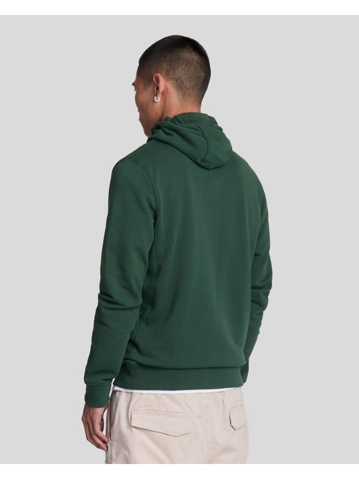 Lyle & Scott Kapuzensweatjacke in Grün günstig kaufen