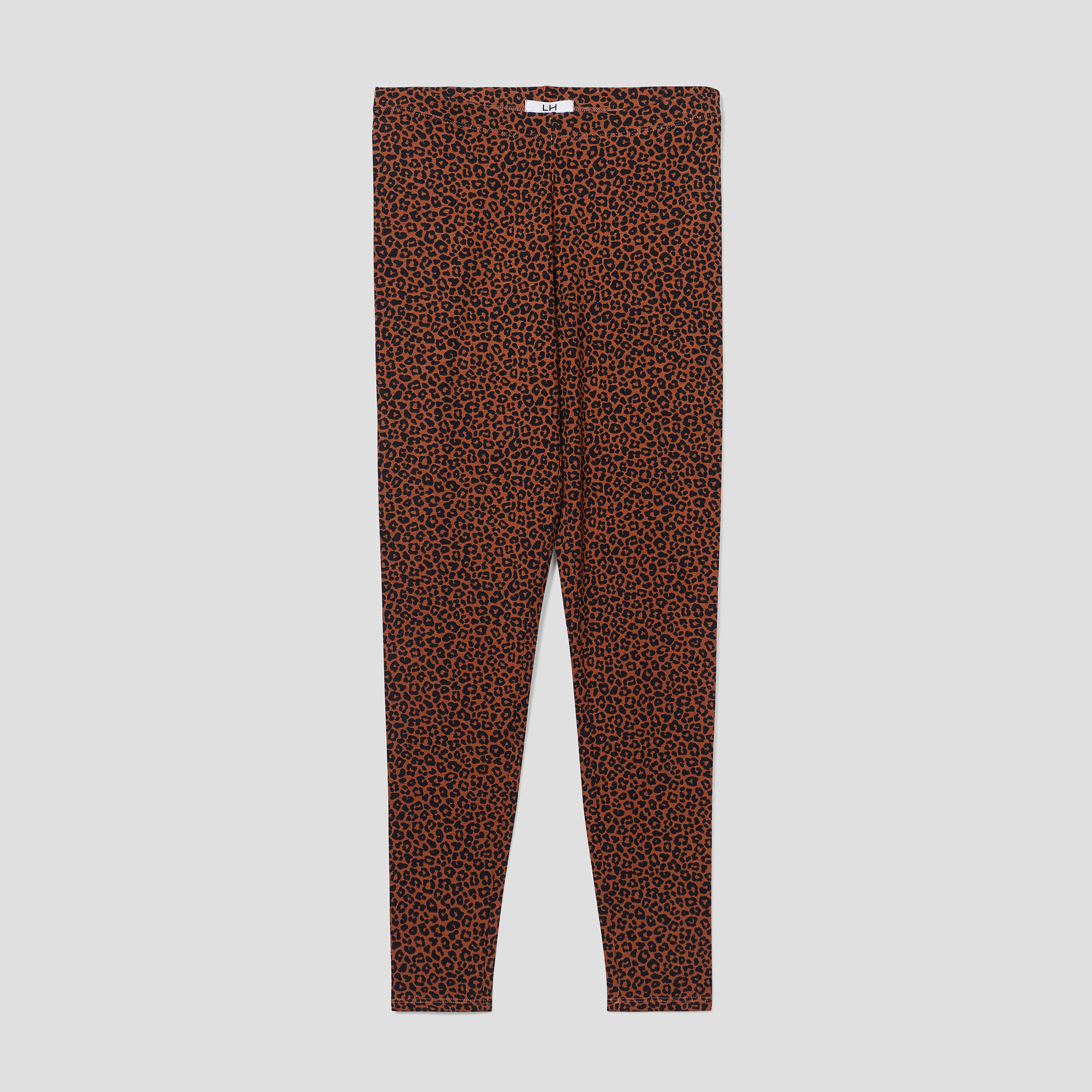 Legging long taille haute marron femme | La Halle