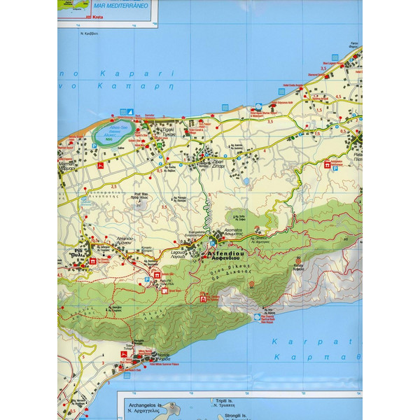 Kos - Südlicher Dodekanes 1 : 50 000 - Wanderkarte