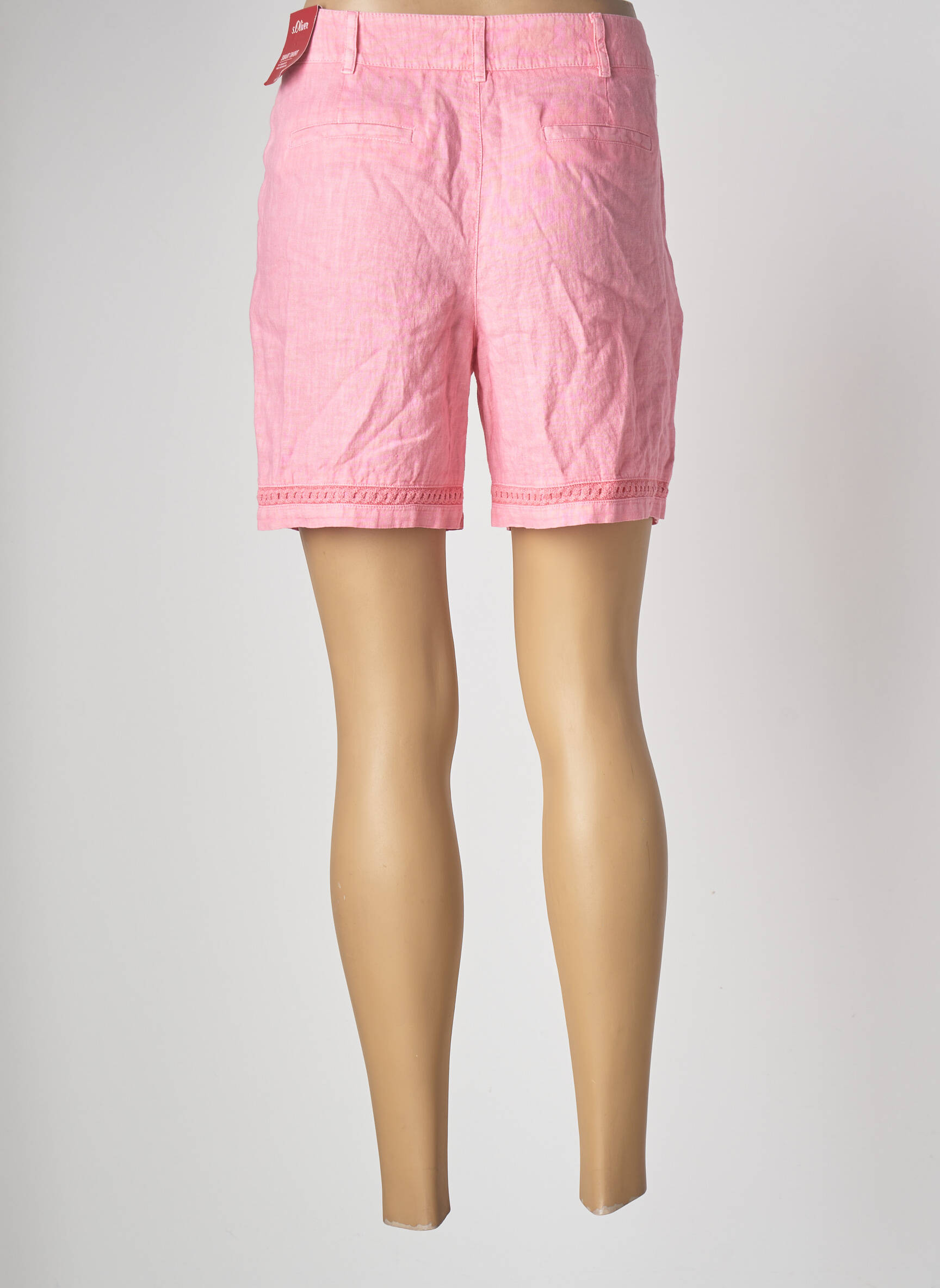 S Oliver Shorts 1 Femme couleur rose