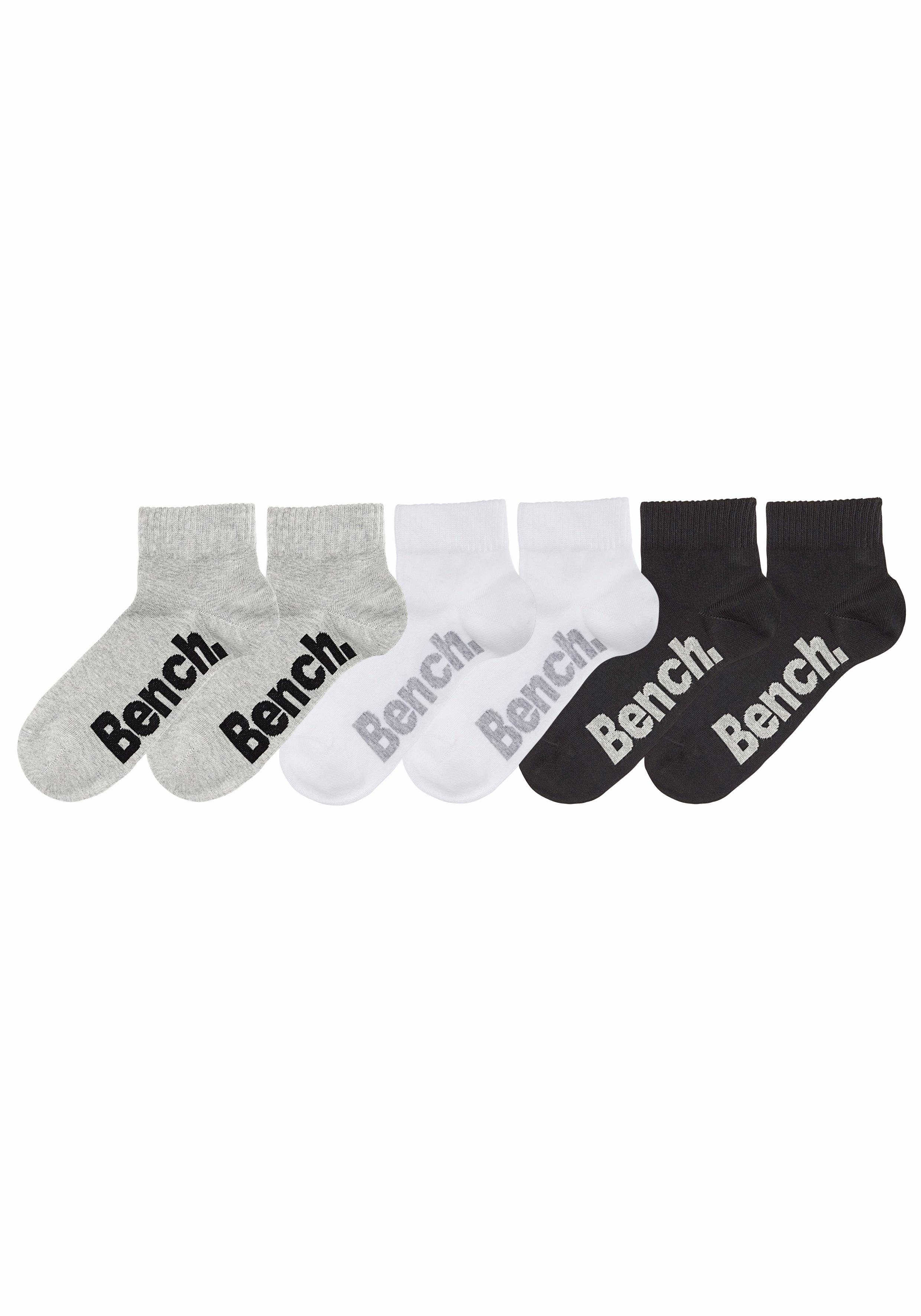 Bench. Kurzsocken (Set, 6-Paar) mit komfortablem Rippbündchen