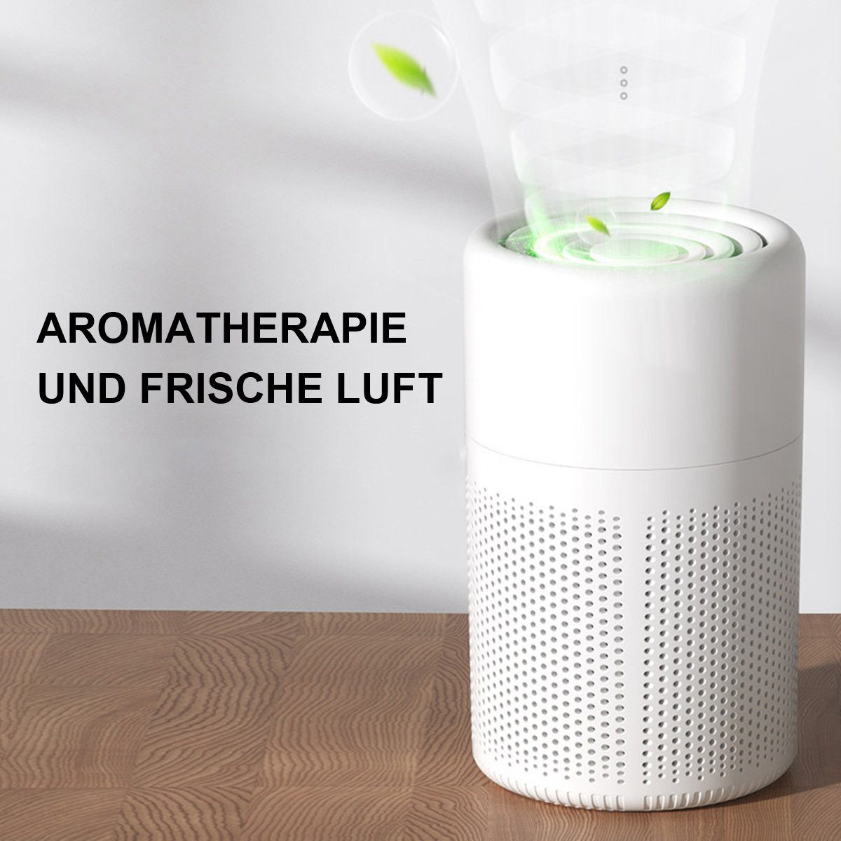 Yoyaxi Luftreiniger Home Purifier, Real Room Filter, Wildfire Smoke, Allergens, Pet Allergies, Dust, Auto Mode, Silent White