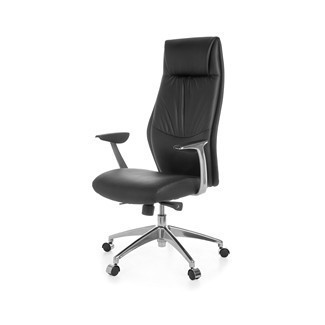 Amstyle Bürostuhl Chefsessel Braun Schreibtischstuhl Drehstuhl Bürosessel Echtleder