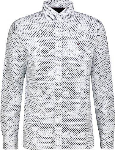 TOMMY HILFIGER Herren Hemd OXFORD DOT PRINT