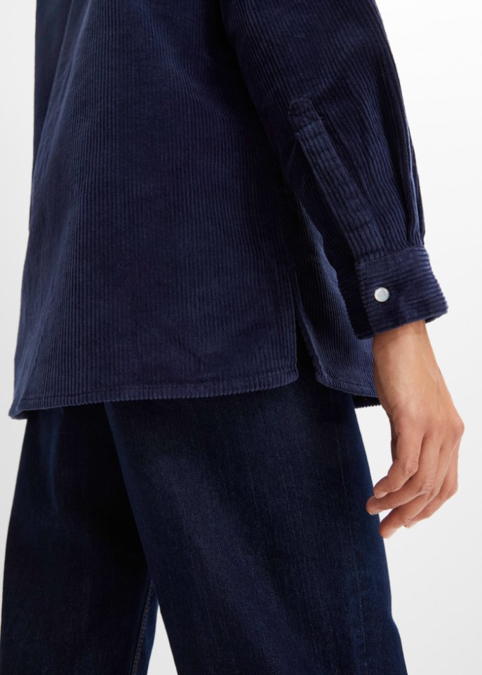Cord-Hemdbluse