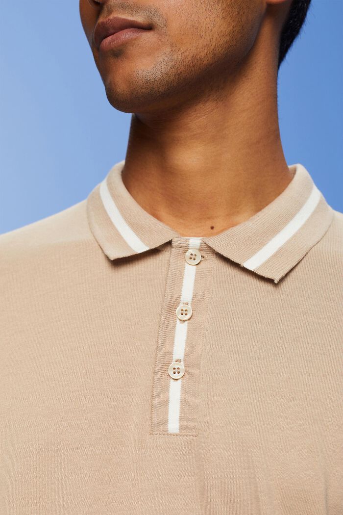 Polo-Shirt aus Jersey, Baumwollmix