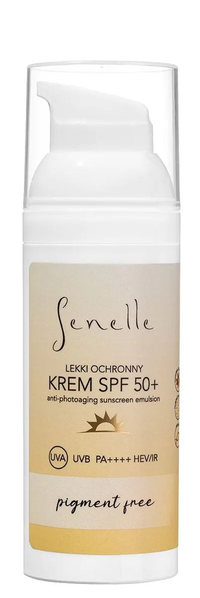 Senelle Lichte Beschermende Crème SPF 50+ Zonder pigmentvlekken