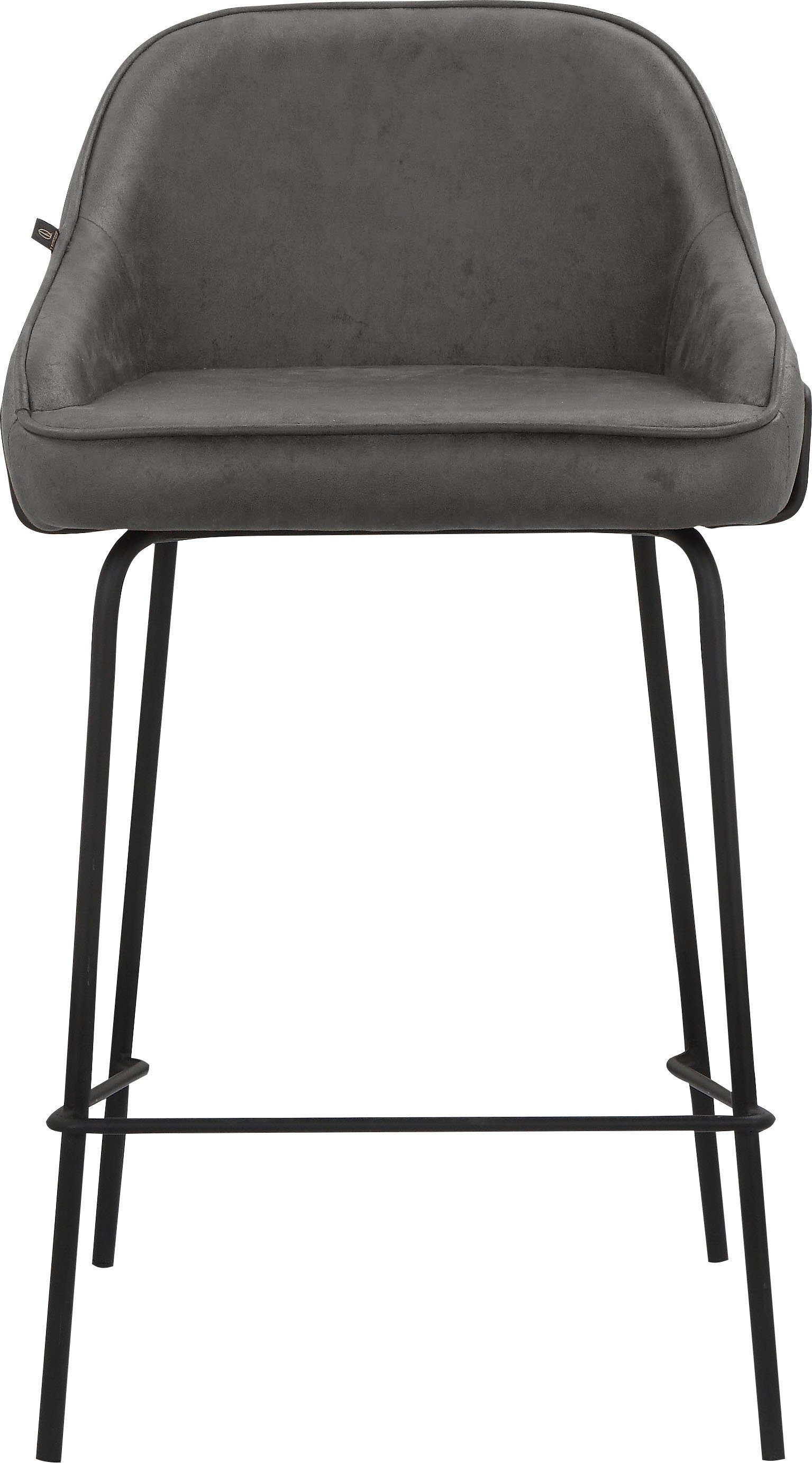 Leonique 4-Fußstuhl Puant (2 St), mit Stoff aus Polyester/recyceltem Polyester, Sitzhöhe 65 cm