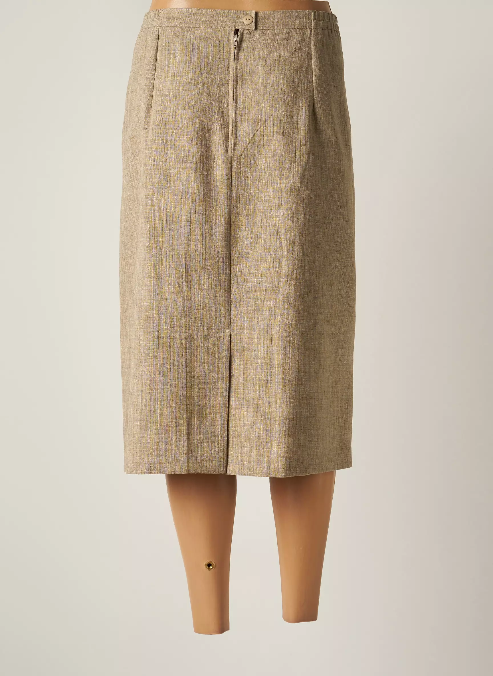 20 20 Jupes Mi Longues Femme couleur beige