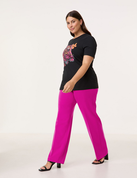 T-Shirt mit Tigerkopf