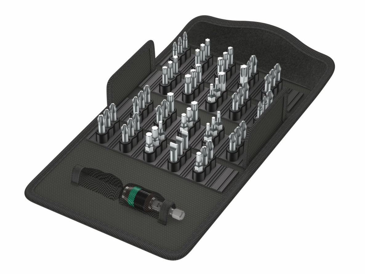 Wera 05057122001 Bit-Safe 61 Universal set de 1 biți, 61 de piese