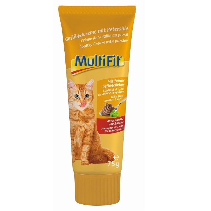 MultiFit Snacks MultiFit Geflügelcreme mit Petersilie 3x75g