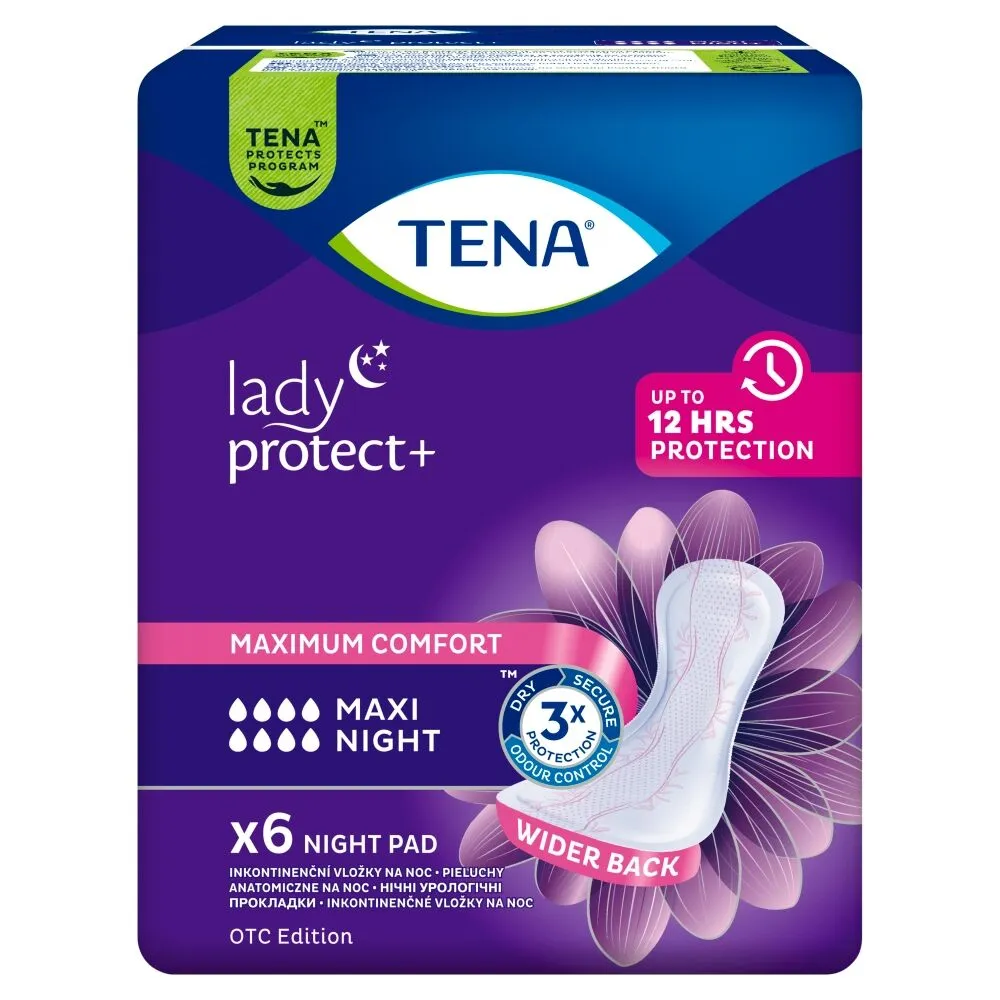 „Tena Lady Maxi Night“ įklotai