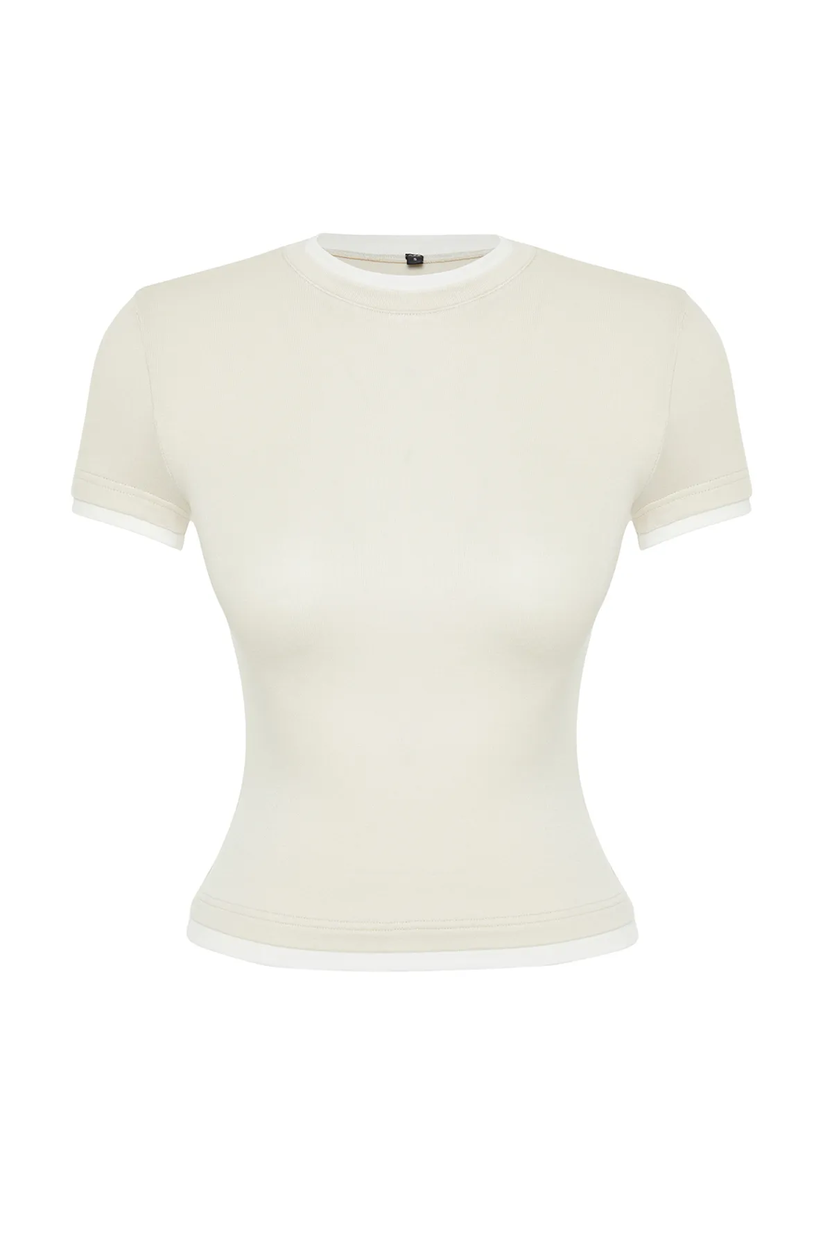 Trendyol Collection  T-Shirt - Grau - Slim Fit