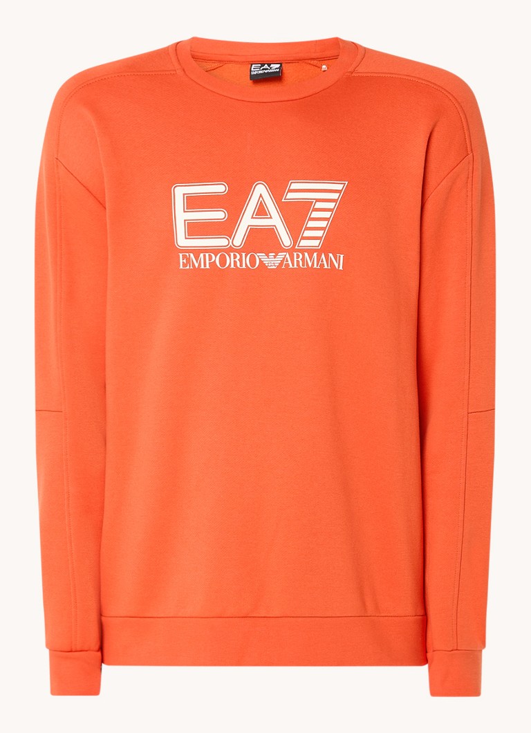 Pulover cu logo-ul Emporio Armani imprimat