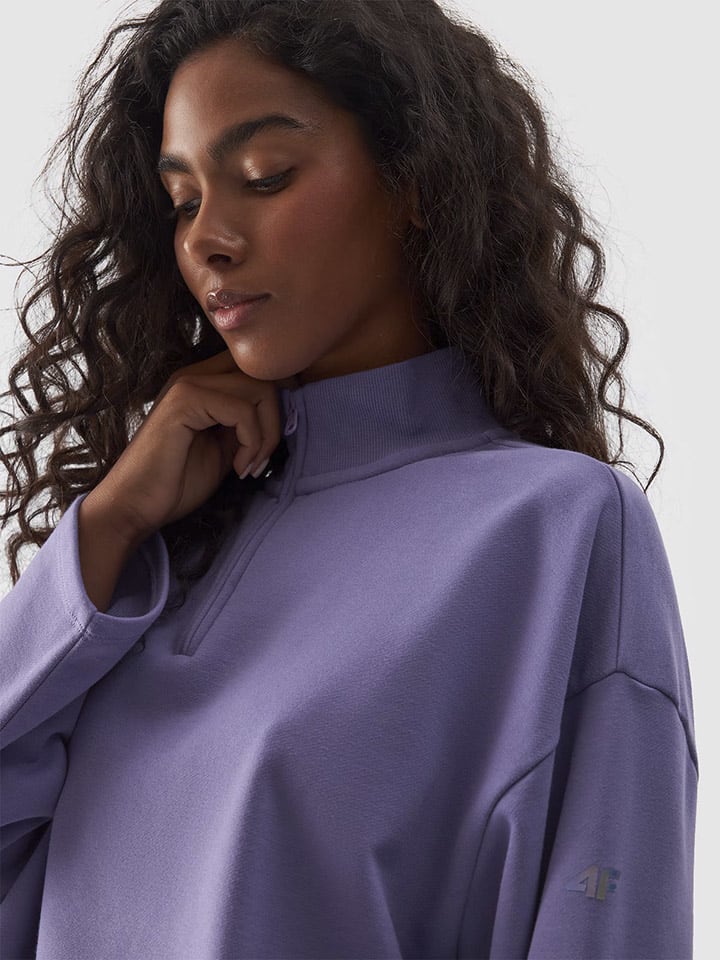 4F Sweatshirt in Lila günstig kaufen