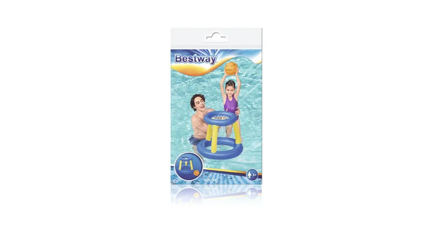 Bestway - Splash 'N' Hoop Schwimmendes Basketball-Set Ø 59 x 49 cm