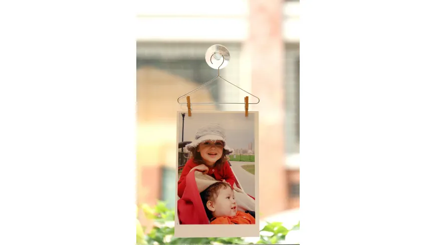 Kikkerland Fotohalter mit Saugnapf
